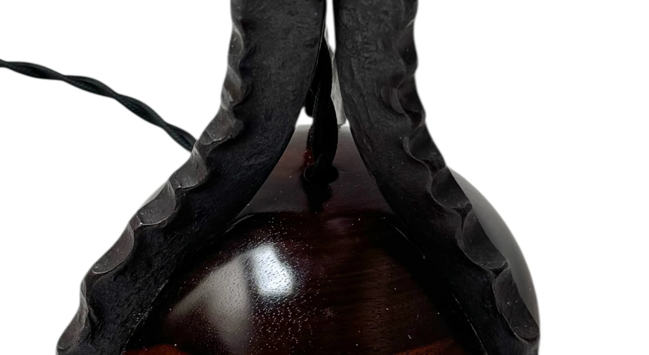 Art Deco Amsterdamse School Table Lamp by Piet Kramer, 1920s